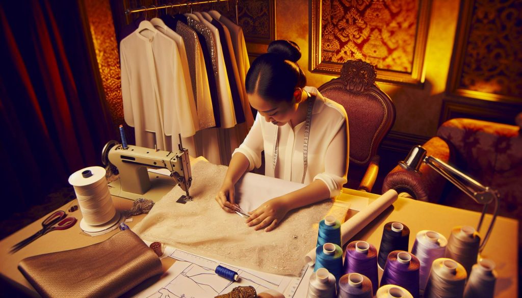 Geheimnisse der haute-couture-näherin entdecken